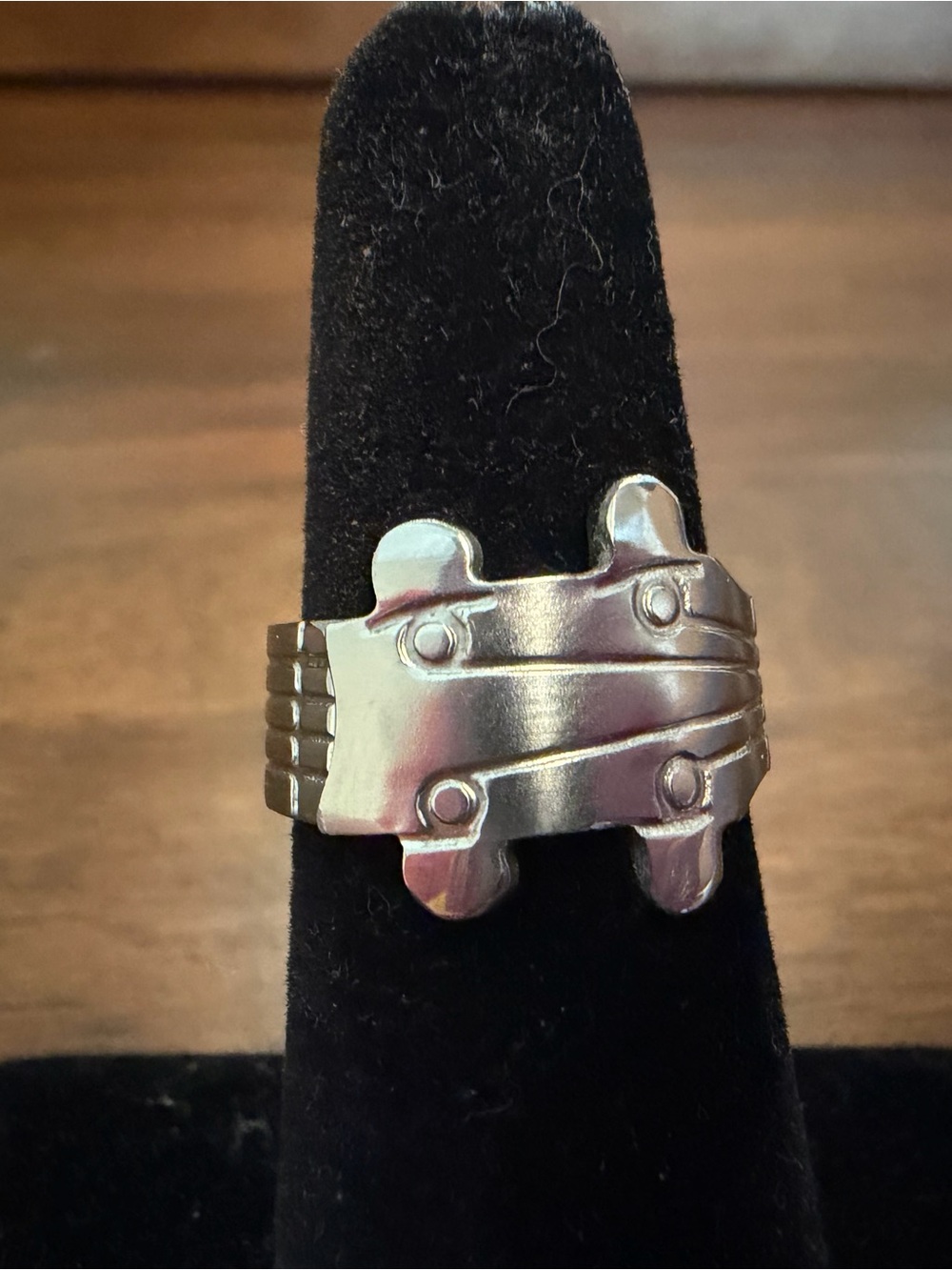 Guitar Spoon Ring